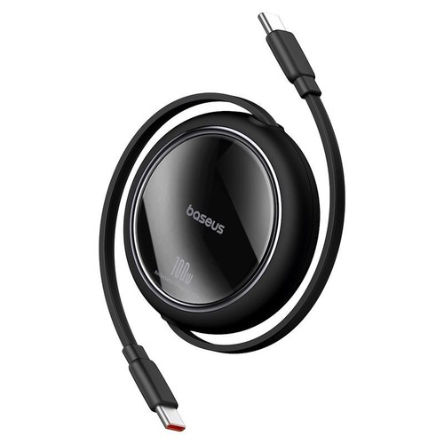 USB-C type to USB-C cable 1m, black, retractable Free2Draw, BASEUS - 第 1/6 張圖片