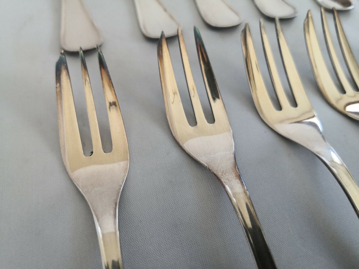 Forchette Da Dessert In Acciaio Inossidabile - 12 Pezzi, 14cm, Per Torte, Frutta E Occasioni Speciali - Foto 11