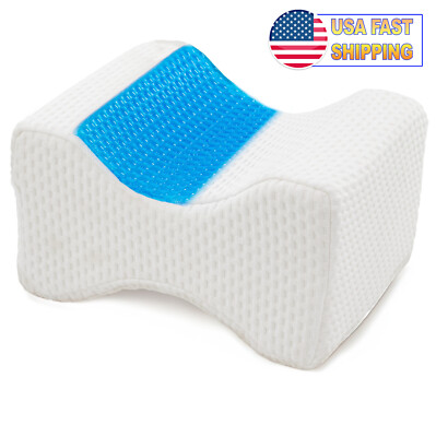 Orthopedic Cooling Gel Memory Foam Knee Pillow Ergonomic