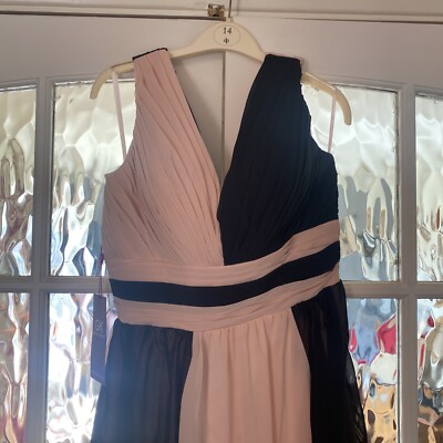 Grace Karin Evening/Event Dress. Black & Pink, Size 12, Full Length, BNWT |  eBay