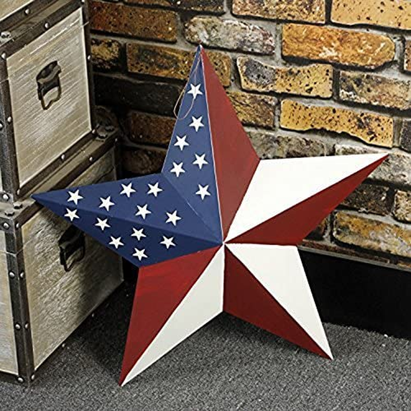 American Barn Star, Metal Patriotic Old Glory American Flag Barn Star