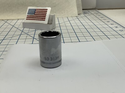 EASCO 1/2 Drive Socket, 12 Point, Model 53 3124, Size 3/4”, USA