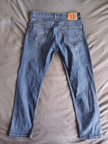 Levis 502 Men's Regular Fit Straight Leg Blue Jeans W32 L30 with Pockets - Picture 9 of 12