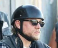 Sons of Anarchy Helmet WSB Jax SOA Beanie Helmet DOT Approved Gloss Free shiping