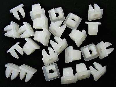 25 pcs AMC Nylon Screw Nuts Bezel Trim Grille etc #090 Fits 11/32" Sq Hole 25 pcs AMC Nylon Screw Nuts Bezel Trim Grille etc #090 Fits 11/32" Sq Hole