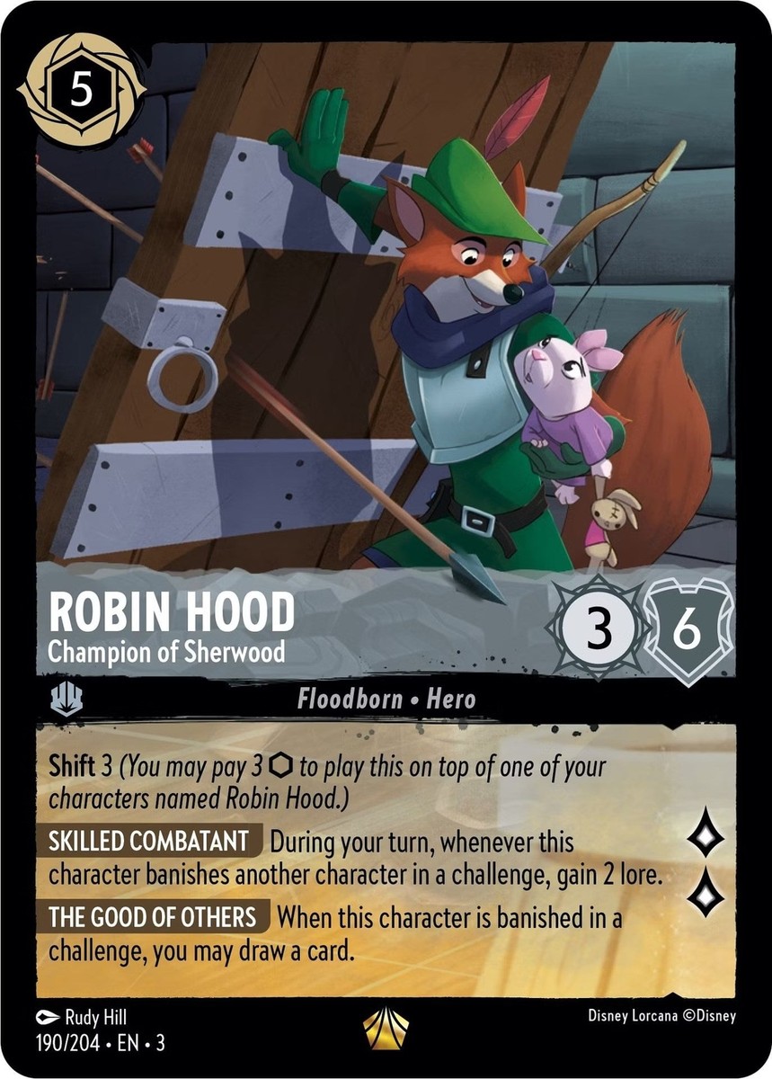 ロビン・フッド ヒーローカード 190/204 Robin Hood - Champion