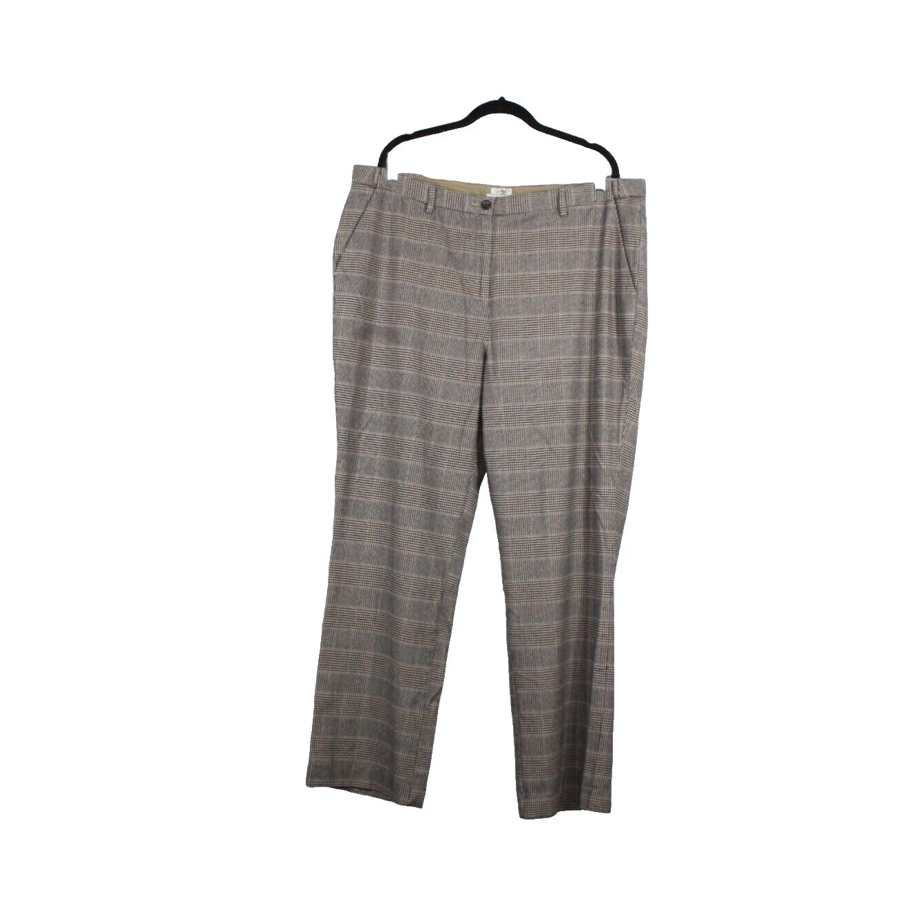 L.L. Bean Checked Cotton Pants for Women
