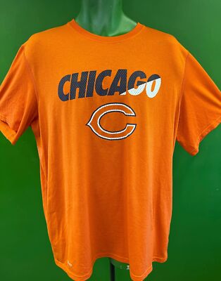 NFL Chicago Bears Dri-Fit Orange T-Shirt Herren X-Large