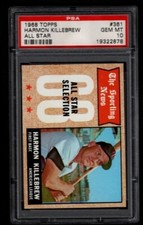 1968 Topps Harmon Killebrew AS #361 PSA 10