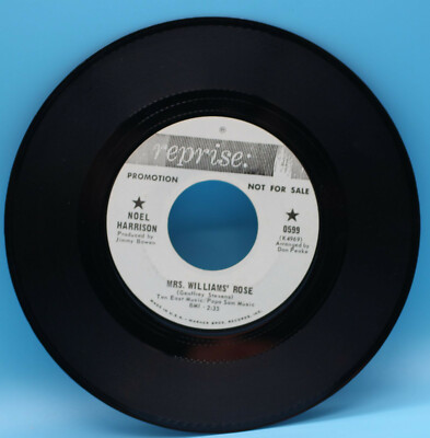 Noel Harrison - Mrs Williams Rose & Sign of the Queen - Reprise 45 RPM  1967