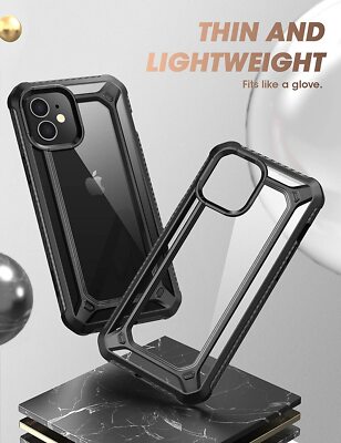 SUPCASE for iPhone 12 / 12 Pro 6.1 inch 2020,Protective Case Clear Backing Cover