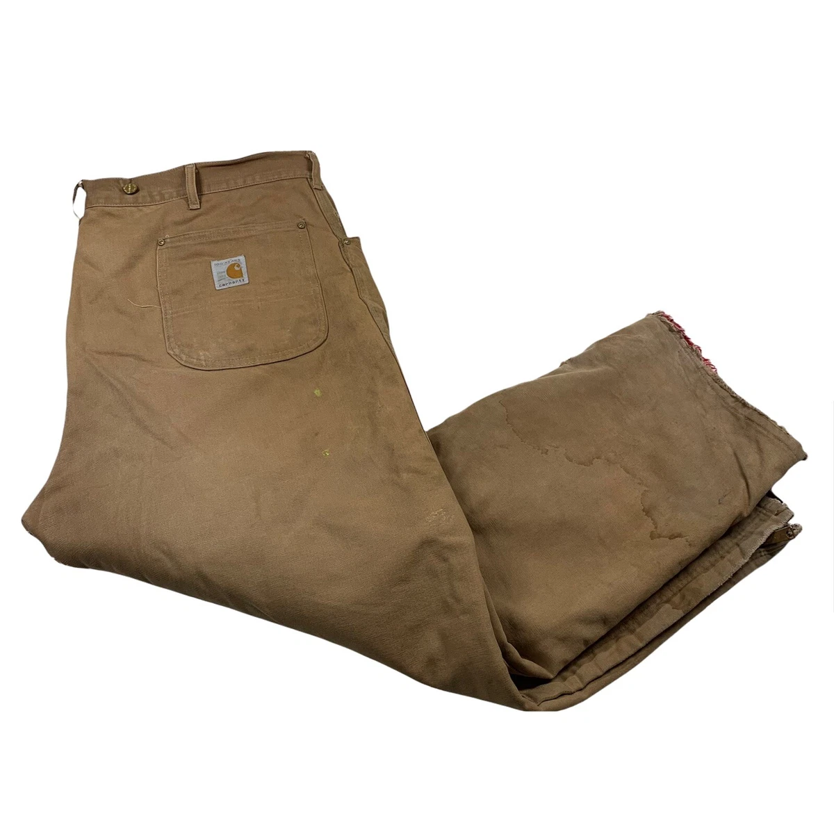 Carhartt quilted lined best sale pants