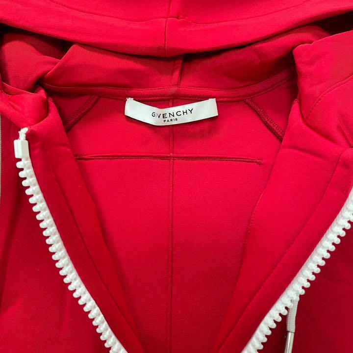GIVENCHY Hoodie Hood Red White Black | eBay