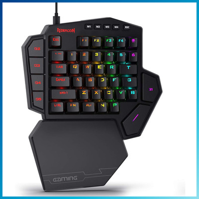 Redragon K585 DITI Einhand Gaming-Tastatur RGB Typ-C mit 7 Makrotasten
