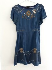 SRETSIS Rare! School of Rebellious Sweethearts 100% Silk Dress Size AU10 US6