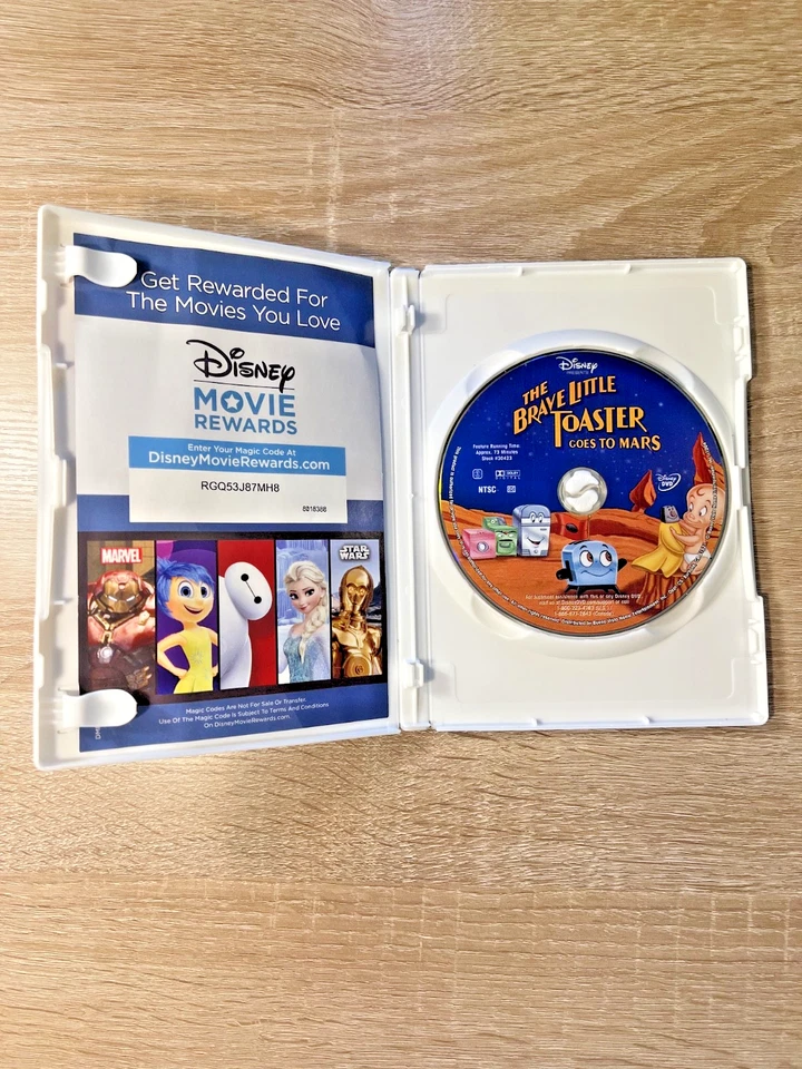 The Brave Little Toaster Goes to Mars DVD Disney 1988 Movie Animated RARE OOP - Image 4 of 4