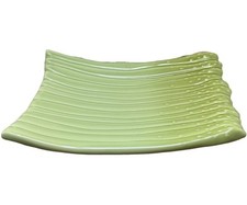 Crate & Barrel Ceramic Asparagus Trays Platters 11.5”x 9