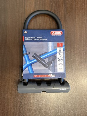 Abus Bügelschloss U Lock 8603 Fahrradschloss doppelte Verriegelung 230mm Schloss
