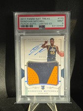 2017 National Treasures Donovan Mitchell  RPA Limited Ed. /15 PSA 9