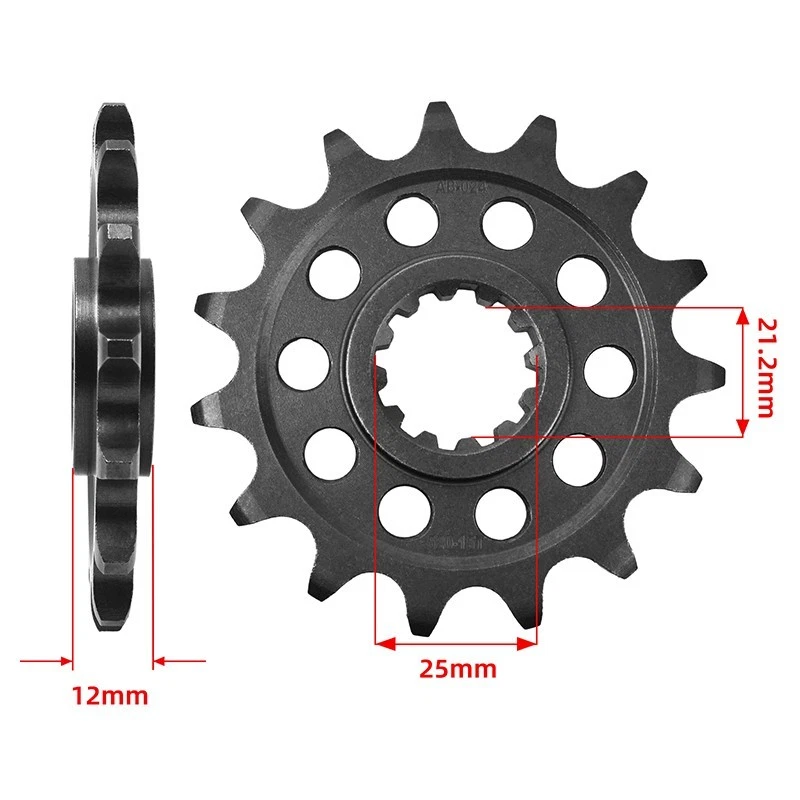 BLDR 520-15T Motorcycle Front Sprocket For Husaberg FS650 FC600 550 501 400 350 - Image 3 of 4