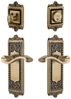 Grandeur WINPRT_SP_ESET_234 Windsor Solid Brass Right Handed - Brass