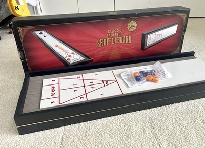 Classic Table Top Shuffle Board Over 5 Ft Long, high quality!