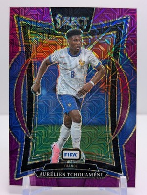 2024-25 Panini Select FIFA - Aurelien Tchouameni Terrace Purple Mojo
