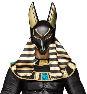 Ägyptischer Gott der Toten Anubis Maske König Ägypter Schakal Mythologie Hund