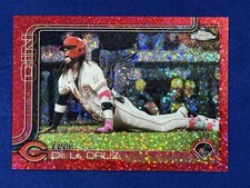 2025 Topps Chrome Elly De La Cruz #174 Image Variation Red Speckle #1 of 5