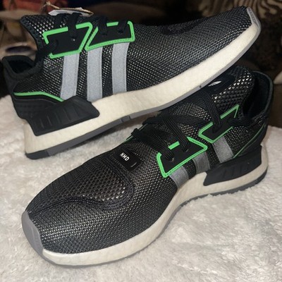 Adidas NMD G1 Boost Shoes Men's Size 10 Black Green Athletic Running Sneakers
