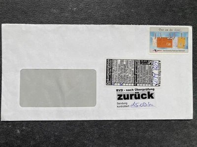 Hannover EP Europost Nr. 4 Zurück Fellbach Retoure German Local Mail Courier - Bild 1 von 3