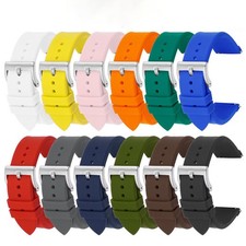 Universal Silicone Watch Strap Band Smart Wrist Bracelet 20 22 24mm Quick Fit