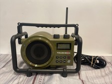 Sangean TB-100 TOUGHBOX FM/AM/Aux Ultra-Rugged Digital Rechargeable Radio, Green