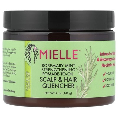 Mielle Rosemary Mint Pomade-to-Oil Scalp & Hair Quencher Nourishing 5 oz