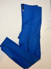 Savage X Fenty Sport Hotline Leggings 1X Electric Blue High Waist Seam Detail