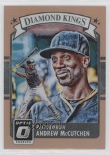 2016 Panini Donruss Optic Diamond Kings Orange 110/199 Andrew McCutchen #22 gh4
