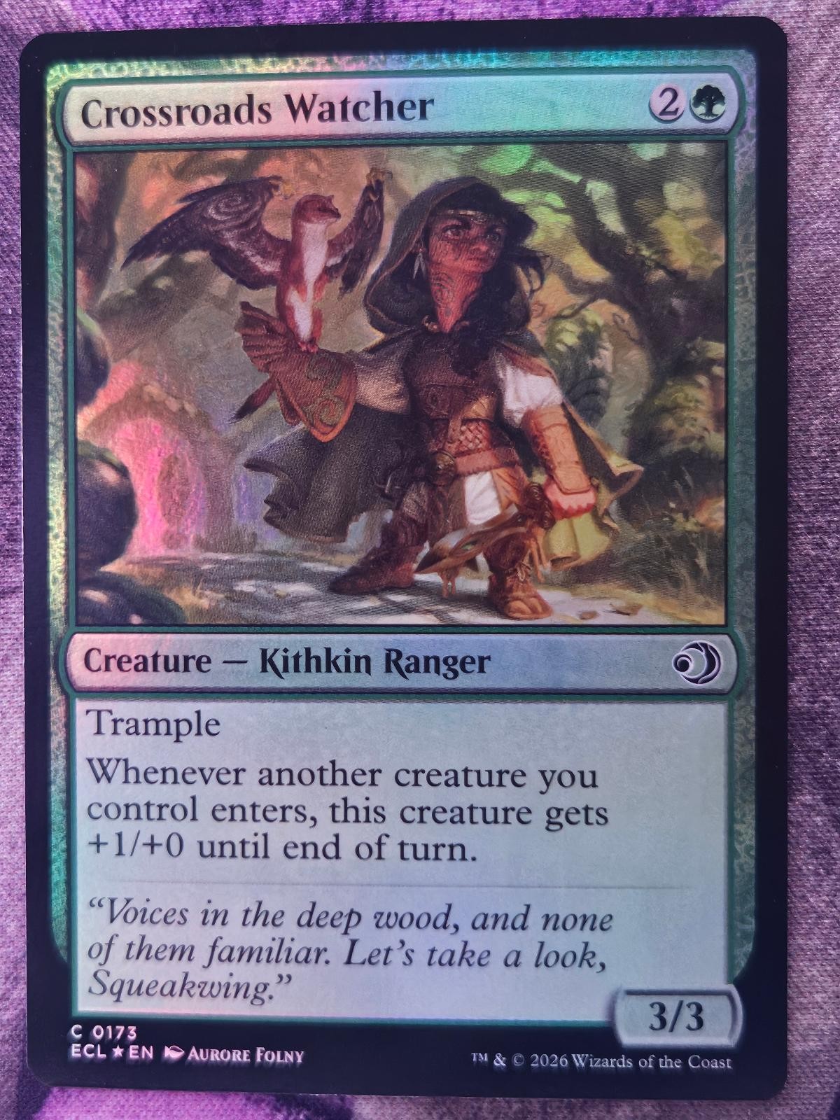 Crossroads Watcher 173 Common Lorwyn Eclipsed Magic: The Gathering Foil NM
