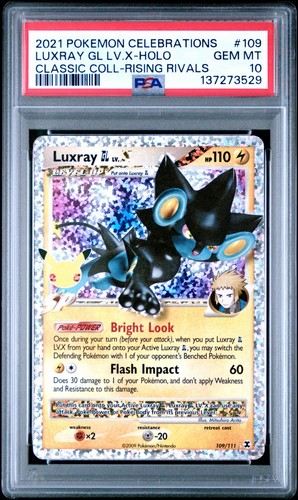 Luxray GL LV.X graded PSA 10 for sale on eBay