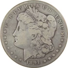 1891 CC Morgan Dollar VG Very Good Silver $1 Coin SKU:I22452