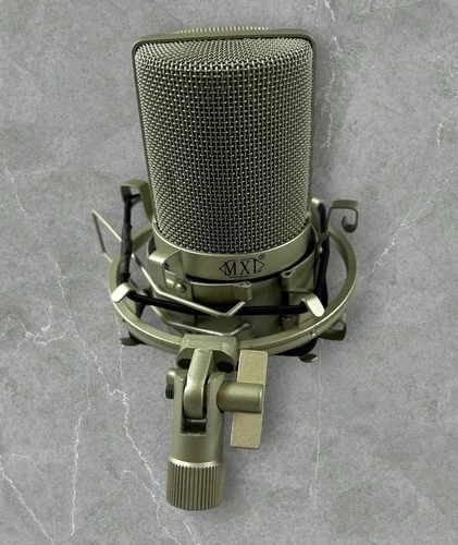 MXL MXL-990 Instrument Condenser Microphone Beginner XLR Connector, Champagne