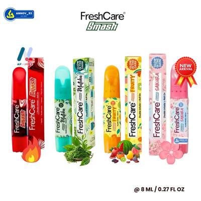FRESHCARE Smash Roll On Oil Minyak Angin Aromatherapy All Variant Aches Cold Flu