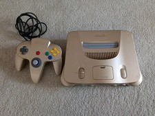 Nintendo 64 N64 Console Gold NTSC J RGB v2.1 DeBlur Borti4938