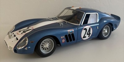Revell Ferrari 250 GTO 1:12 金属製モデルキット 1:12 Revell 1962 FERRARI 250 GTO #24 Blue Metal Diecast Model