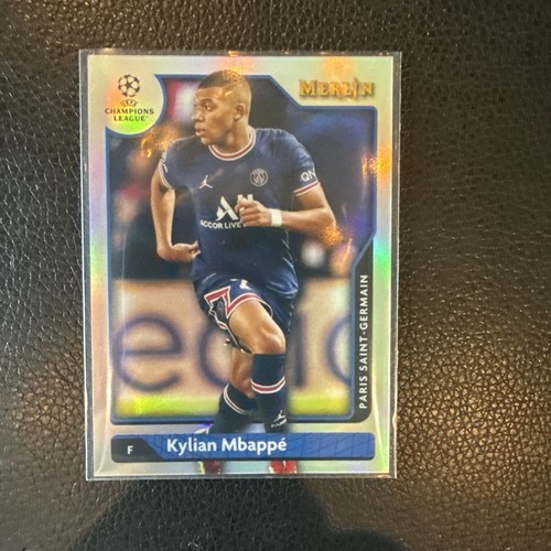 2021-22 Merlin Chrome Uefa Club Competitions - Kylian Mbappe #100 Refractor