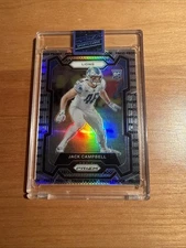 2023 Panini Prizm Jack Campbell Rookie Press Proof Silver CASE HIT Detroit Lions