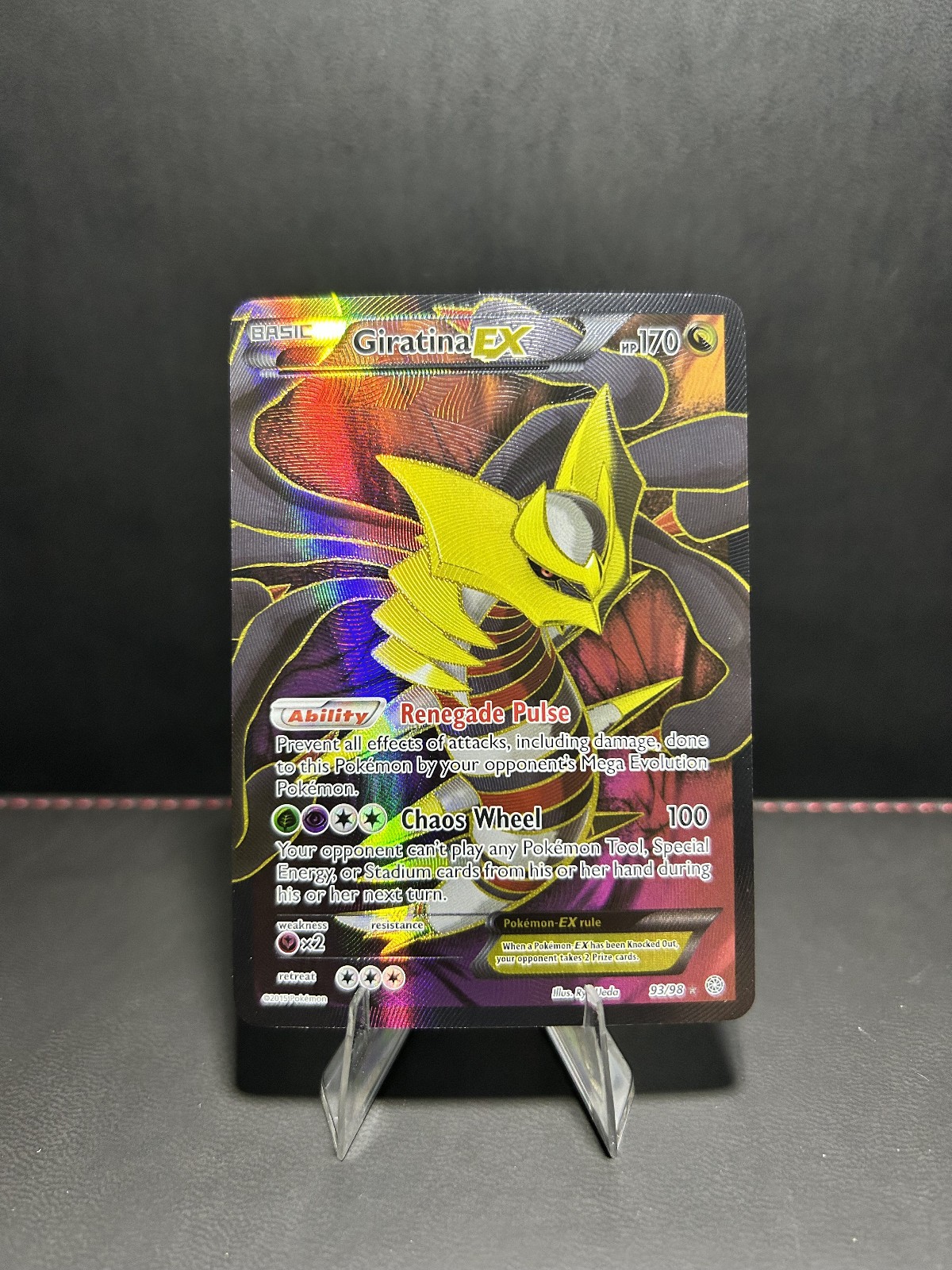 Giratina EX 93/98 Full Art | XY Series: Ancient Origins | Near MINT