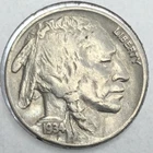1934 Buffalo Nickel in extra fine