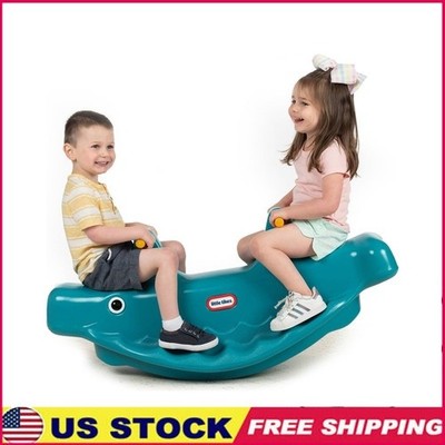 3 Person Whale Teeter Totter Kids Indoor Outdoor Playground Toy Safe Fun New