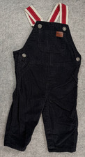 Baby Boy Clothes Carter's 9 Month Black Suspender Corduroy Pants