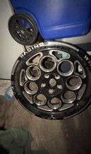 2 Vms Racing Blackhawk Drag Race Rims Wheels Front 18x5 For 11-24 Chevy Camaro
